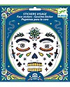 Djeco Tattoo per il viso - Teschio messicano, Calaveras Tatuaggi da Bambini