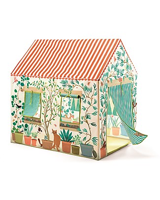 Djeco Tenda Colorata, Casetta - 100 x 105 x 73 cm Tende Gioco