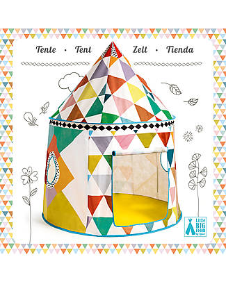 Djeco Tenda Multicolor, con Oblò - 106 x 130 cm Tende Gioco