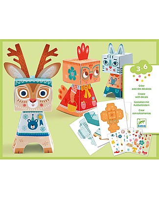 Djeco Trasferelli Funny Animals - Disegna gli animali! Colorare