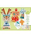 Djeco Trasferelli Funny Animals - Disegna gli animali! Disegnare e Colorare