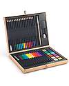 Djeco Valigetta dei Colori - 47 Pezzi - Stimola la Creatività Disegnare e Colorare