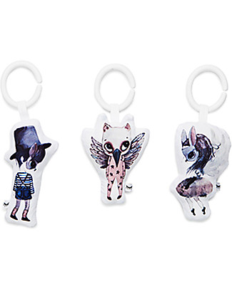 DockAtot Set tre Giochi - Figure Fiabesche - Cloud Friends Giochi Per Neonati