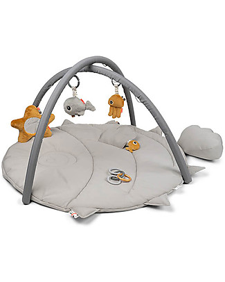 Done By Deer Activity Play Mat Sea Friends - Grey Baby Gym