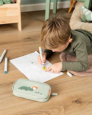 Done By Deer Astuccio - Playground - Verde - 20 x 10 x 4 cm Astucci per la Scuola