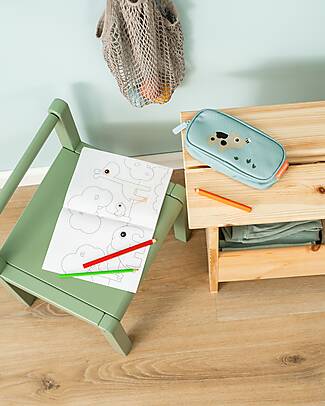 Done By Deer Astuccio - Tiny Farm - Blu - 20 x 10 x 4 cm Astucci per la Scuola