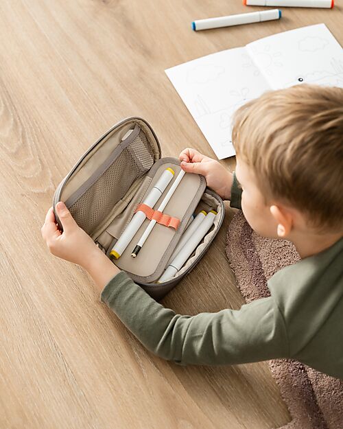 Done By Deer Astuccio - Tiny Trails - Sabbia - 22 x 10,5 x 6 cm Astucci per la Scuola