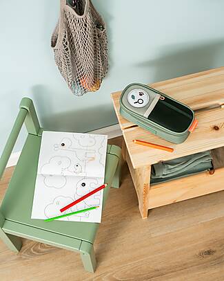 Done By Deer Astuccio - Tiny Trails - Verde - 22 x 10,5 x 6 cm Astucci per la Scuola