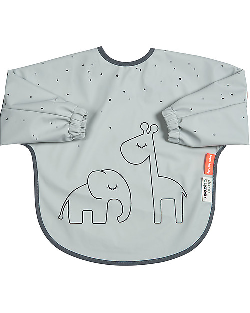 Done By Deer Bavaglio con Maniche Dreamy Dots Grigio - 6-18 mesi Bavagli con Maniche