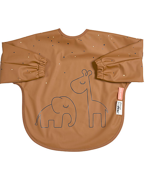 Done By Deer Bavaglio con Maniche Dreamy Dots Mostarda - 6-18 mesi Bavagli con Maniche