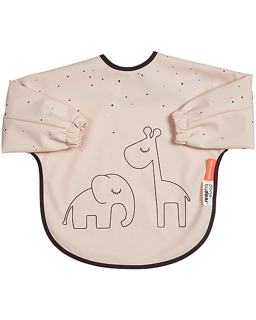 Done By Deer Bavaglio con Maniche Dreamy Dots Rosa Cipria - 6-18 mesi Bavagli con Maniche