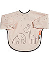 Done By Deer Bavaglio con Maniche Dreamy Dots Rosa Cipria - 6-18 mesi Bavagli con Maniche
