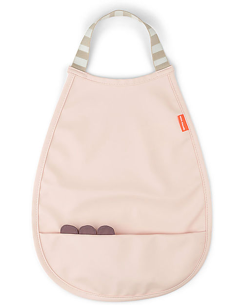 Done By Deer Bavaglio Impermeabile - Cipria - con Tasca! Bavagli Impermeabili con Tasca