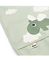 Done By Deer Bavaglio Impermeabile con Tasca - Happy Clouds - Verde - Certificato OEKO-TEX Bavagli Impermeabili con Tasca
