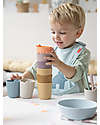 Done By Deer Bicchiere Kiddish Mini Mug - Croco - Powder - 100% PP Alimentare Riciclabile Bicchieri