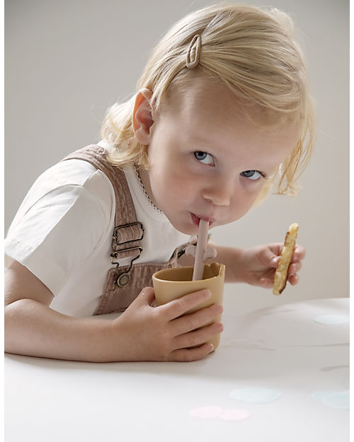 Done By Deer Bicchiere Kiddish Mini Mug - Mostarda - 100% PP Alimentare Riciclabile Bicchieri