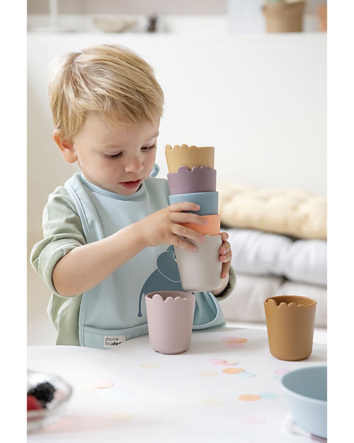 Done By Deer Bicchiere Kiddish Mini Mug - Verde - 100% PP Alimentare Riciclabile Bicchieri