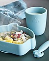 Done By Deer Bicchiere Mini Mug, Celeste - 100% Silicone Alimentare Bicchieri