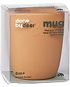 Done By Deer Bicchiere Mini Mug, Mostarda - 100% Silicone Alimentare Bicchieri