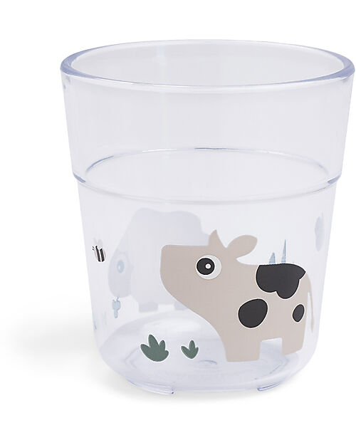 Done By Deer Bicchiere Tiny Farm - Sabbia - 180ml Bicchieri