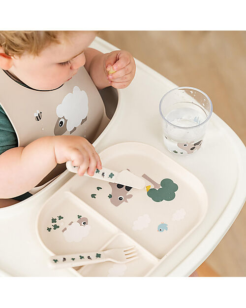 Done By Deer Bicchiere Tiny Farm - Sabbia - 180ml Bicchieri