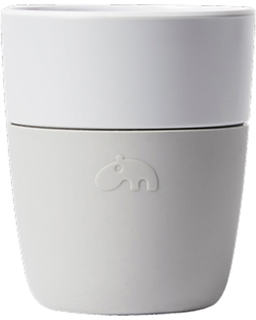 Done By Deer Bicchiere Yummyplus Anti-Scivolo Elphee 160 ml, Grigio Bicchieri