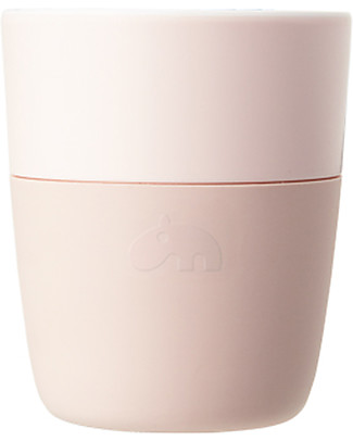 Done By Deer Bicchiere Yummyplus Anti-Scivolo Elphee 160 ml, Rosa Cipria Tazze e Bicchieri