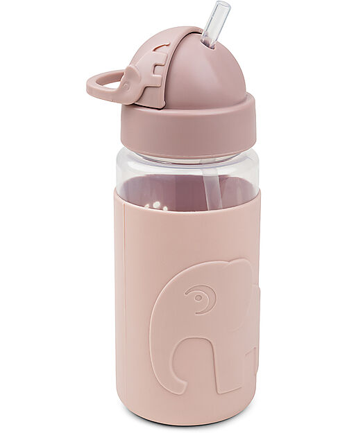 Done By Deer Borraccia Antigoccia con Cannuccia - Elphee - Cipria - con Cover in Silicone
 Borracce non Termiche