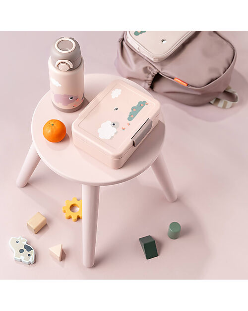 Done By Deer Borraccia Antigoccia Termica per Bambini 340 ml - Tiny Farm - Cipria Borracce Termiche