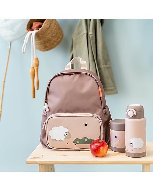 Done By Deer Borraccia Antigoccia Termica per Bambini 340 ml - Tiny Farm - Cipria Borracce Termiche