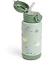 Done By Deer Borraccia Antigoccia Termica - Playground - Verde - 340 ml - 7,5 x 19 cm Borracce Termiche