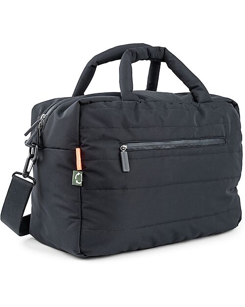 Done By Deer Borsa Cambio con Fasciatoio - Trapuntata - Nera - 24 L - Fatto con Bottiglie di Plastica Riciclata Borse Cambio