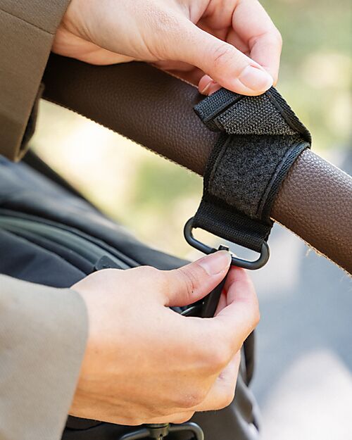 Done By Deer Borsa Cambio Passeggino Trapuntata - Nero - 12 L - Fatta con Bottiglie di Plastica Riciclata Borse e Organizer