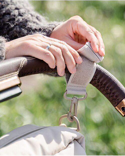 Done By Deer Borsa Cambio Passeggino Trapuntata - Sabbia - 12 L - Fatta con Bottiglie di Plastica Riciclata Borse e Organizer