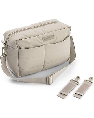Done By Deer Borsa Cambio Passeggino Trapuntata - Sabbia - Fatta con Bottiglie Riciclate Borse e Organizer