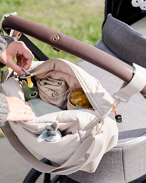 Done By Deer Borsa Cambio Passeggino Trapuntata - Sabbia - Fatta con Bottiglie Riciclate Borse e Organizer