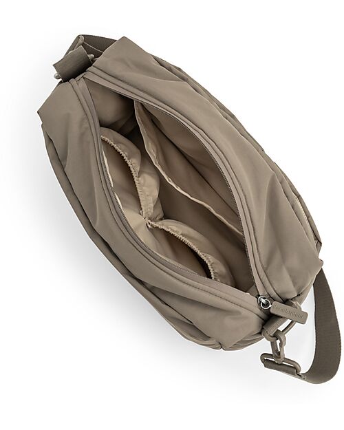 Done By Deer Borsa Cambio Passeggino Trapuntata - Tortora - 12 L - Fatta con Bottiglie di Plastica Riciclata Borse e Organizer
