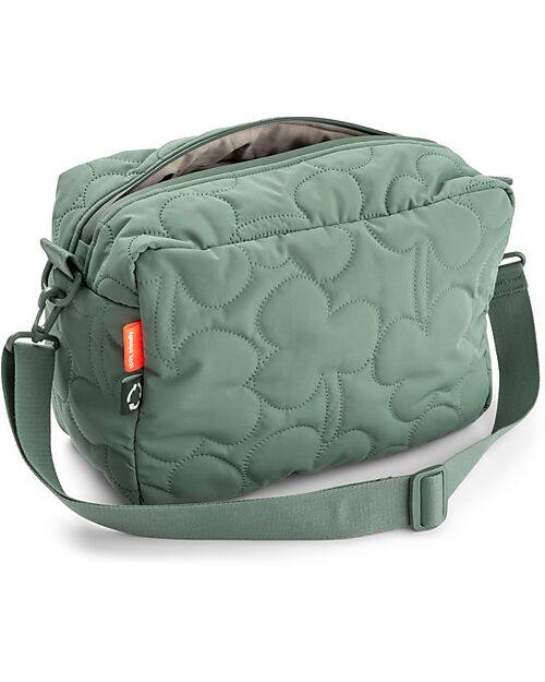 Done By Deer Borsa Cambio Passeggino Trapuntata - Verde - 12 L - Fatta con Bottiglie di Plastica Riciclata Borse e Organizer