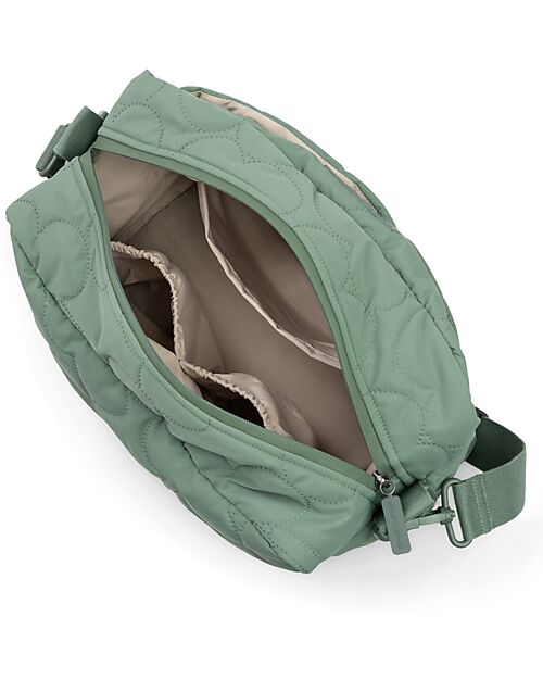 Done By Deer Borsa Cambio Passeggino Trapuntata - Verde - Fatta con Bottiglie Riciclate Borse e Organizer
