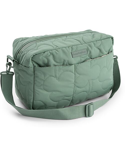 Done By Deer Borsa Cambio Passeggino Trapuntata - Verde - Fatta con Bottiglie Riciclate Borse e Organizer