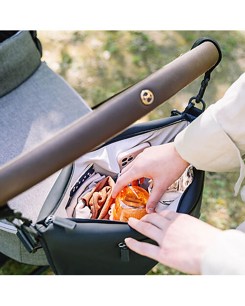 Done By Deer Borsa Passeggino Impermeabile - Nero - Ganci Inclusi Borse e Organizer