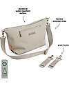 Done By Deer Borsa Passeggino Impermeabile - Sabbia - Ganci Inclusi Borse e Organizer