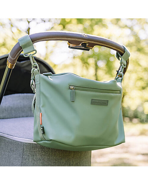 Done By Deer Borsa Passeggino Impermeabile - Verde - Ganci Inclusi Borse e Organizer