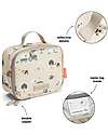 Done By Deer Borsa Termica Porta Pranzo - Tiny Farm - Sabbia - 2,8 L Contenitori Termici