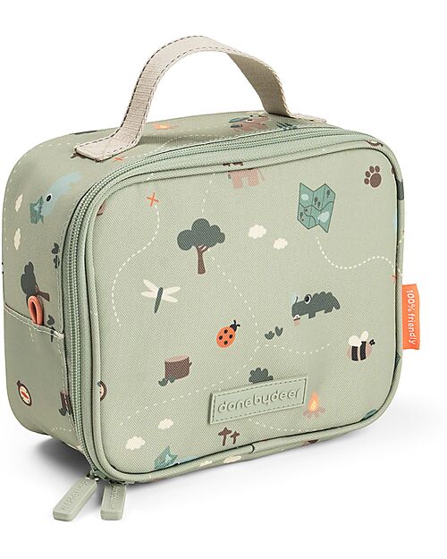 Done By Deer Borsa Termica Porta Pranzo - Tiny Trails - Verde - 2,8 L Contenitori Termici