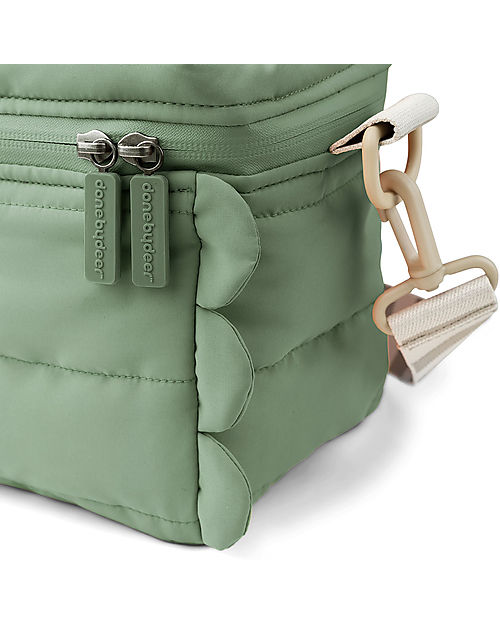 Done By Deer Borsa Termica - Trapuntata - Croco - Verde - 23 x 18 x 15 cm
 Contenitori Termici