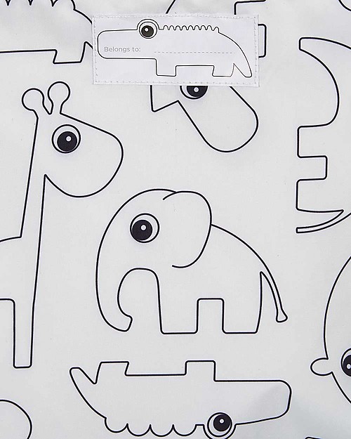 Done By Deer Borsa Zaino Impermeabile Elphee, Celeste - Fatta con bottiglie di plastica riciclate! Zaini Asilo