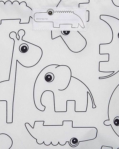 Done By Deer Borsa Zaino Impermeabile Elphee, Grigio - Fatta con bottiglie di plastica riciclate! Zaini Asilo