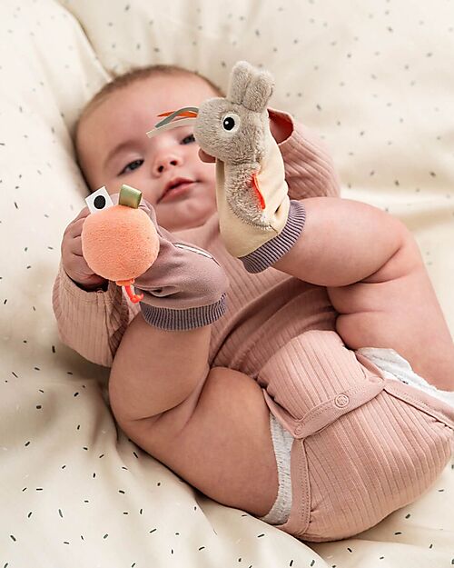 Done By Deer Calzini con Sonaglio - Celebration - Sabbia - 3m+ Sonagli