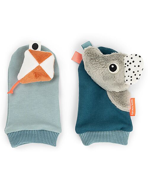 Done By Deer Calzini con Sonaglio - Playground - Blu - 3m+ Sonagli